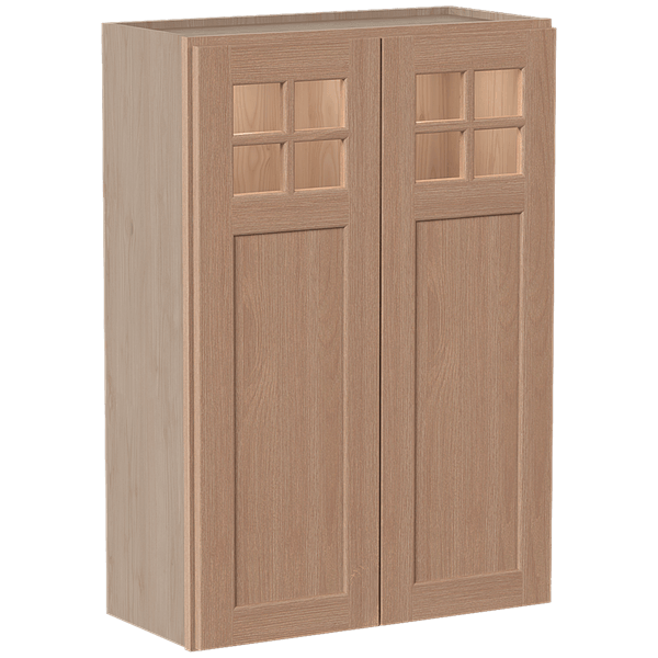 Wall Cabinet with Light Rail